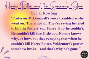 An excerpt from Harry Potter is quoted as an example of a title from the summer reading lists for teens.