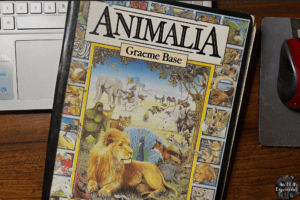 Animalia by Graeme Base is pictured.